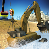 Stuck Excavator: Crane Rescue icon