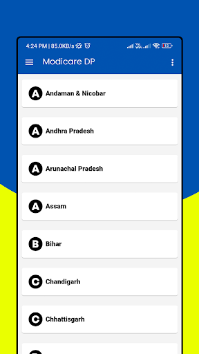 Modicare DP - All Store List Screen 2