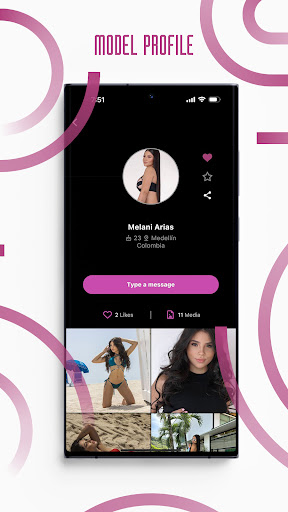 Android application Galss - Models To Link screenshort