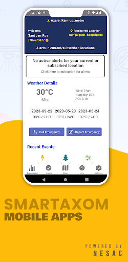 Android application SMART AXOM screenshort
