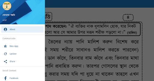 গোসলের পদ্ধতি হানাফী