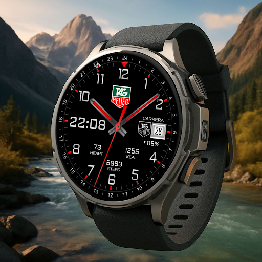 Hybrid TAG Carrera Watch face screenshot 6