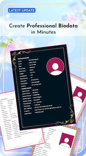 Muslim Marriage Biodata Maker Screen 2