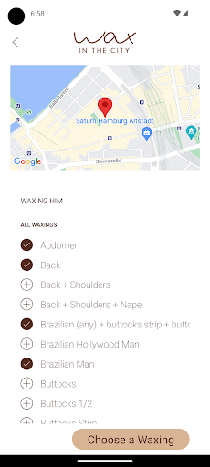 Q: Waxing Check-in Screenshot 3 - AppWisp.com