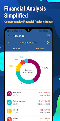 BudgetBuddy Financial Manager Screen 2