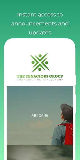 Android application Tenacious screenshort