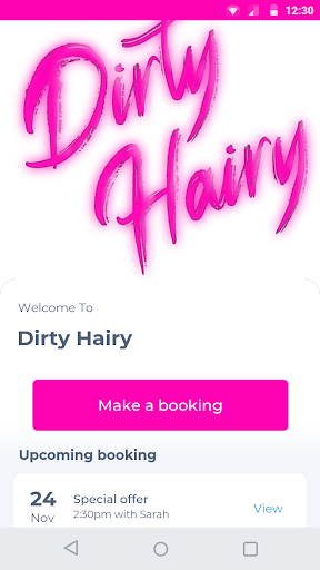 Android application Dirty Hairy screenshort
