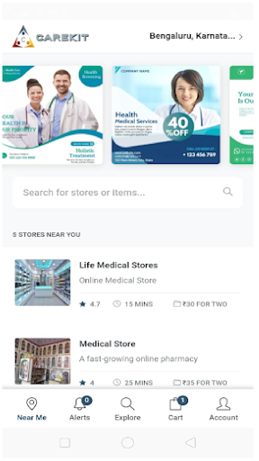 Carekit Vendor Screen 2