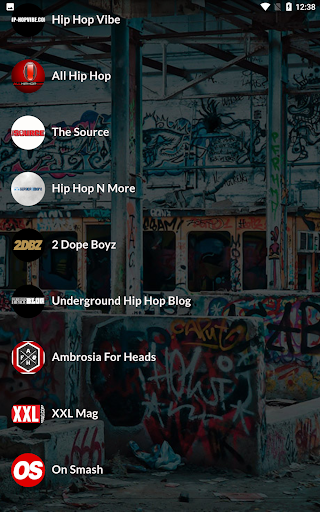 Hip Hop - Rap News RSS Screen 2