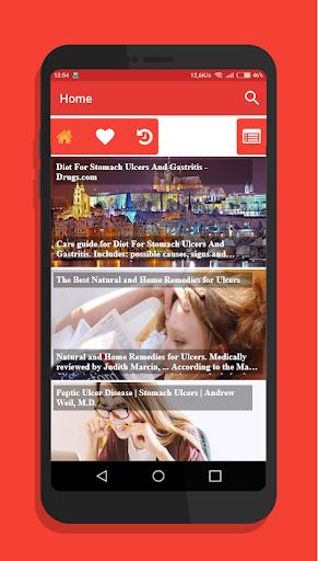 Android application Ulcer Diet - Tips & FAQ screenshort