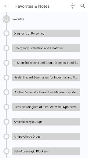 Screenshot of Poisoning & Drug Overdose Info
