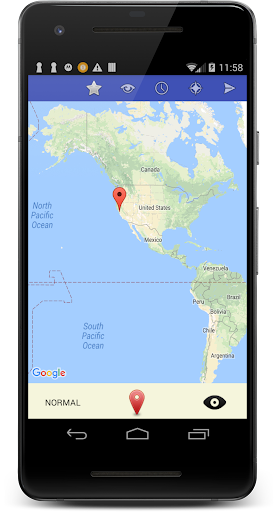 Android application KarLocator screenshort