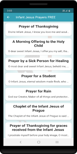 Infant Jesus Prayers Offline Screen 2