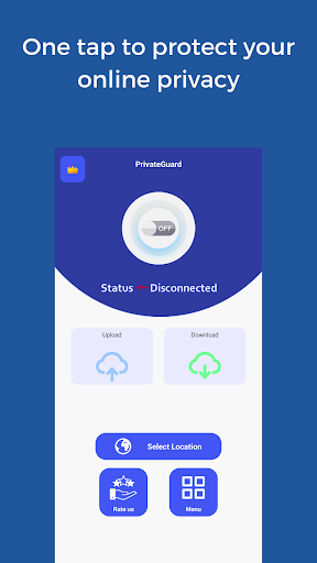 Android application PrivateGuard VPN 2023 screenshort