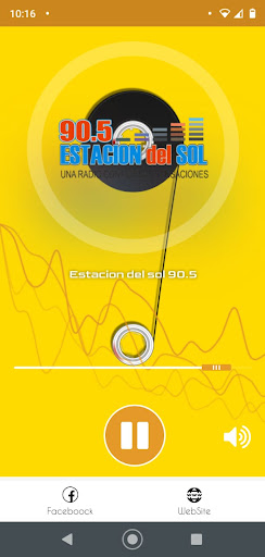 Android application Estacion Del Sol 90.5 screenshort