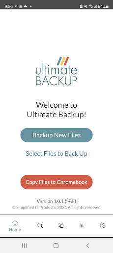 Android application Ultimate Backup for Chromebook screenshort