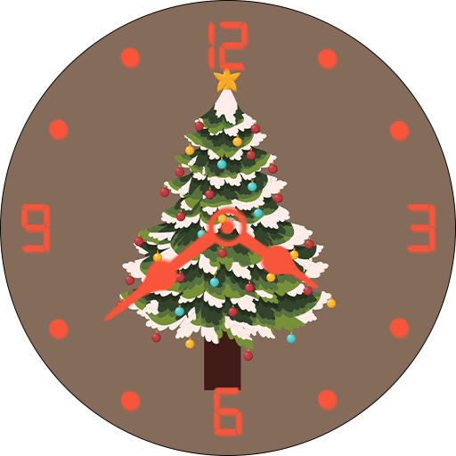 Christmas Clock Wallpapers logo