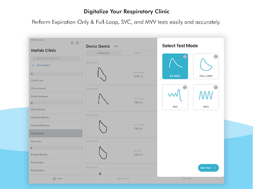 SpiroClinic Screen 2