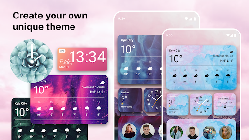 Widgets OS 17 - Color Widgets - Personalization - apps
