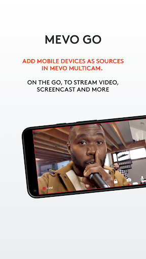 Android application Logitech Mevo Go screenshort