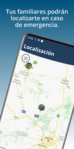 Android application ViveLibre screenshort