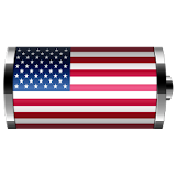 USA: Flag Battery Widget icon