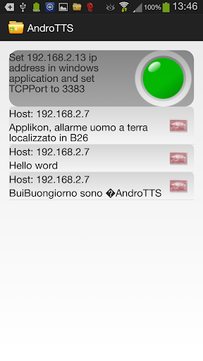 Android application AndroTTS screenshort