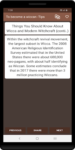 To become a wiccan -Tips Screen 2