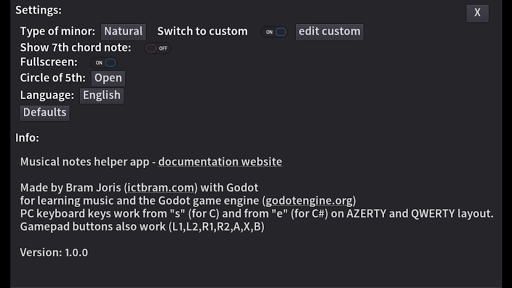 Musical notes helper ictbram Screen 2