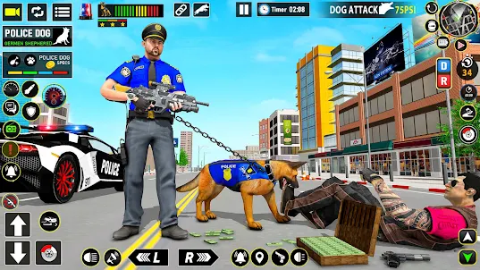 Police Dog Subway Crime Shoot