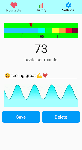 Heart Rate Monitor Screen 2