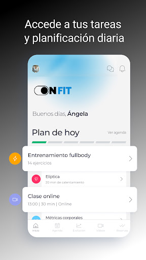 Android application OnFit Lab screenshort