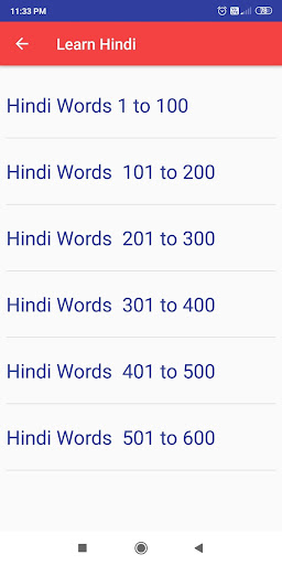 Learn Hindi through Tamil Screen 3