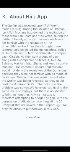 Hirz App Screen 3