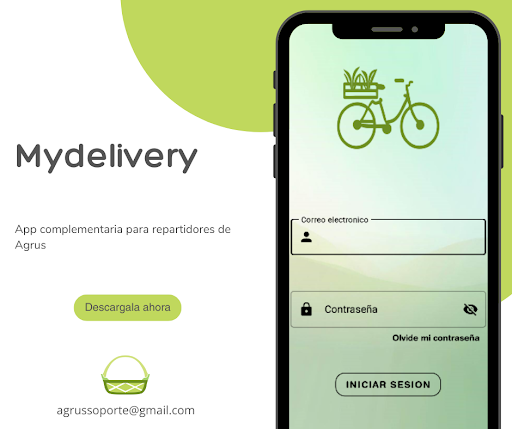 Android application Mydelivery screenshort