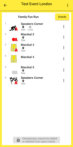 Checkpoint Marshal Screen 3