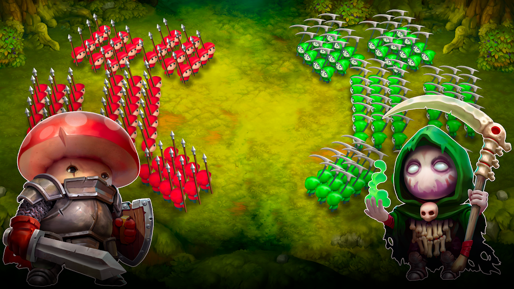Mushroom Wars 2: RTS Strategy 2024.2.4 APK + Mod (Unlimited money / God Mode / High Damage / Mod speed) for Android