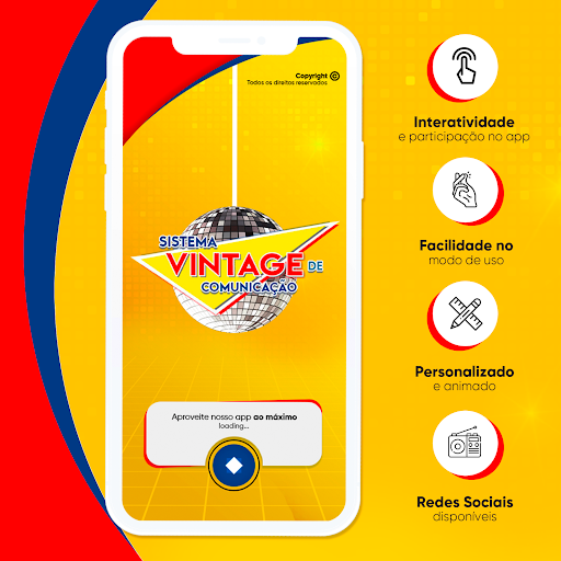 Android application Web Vintage Radio screenshort