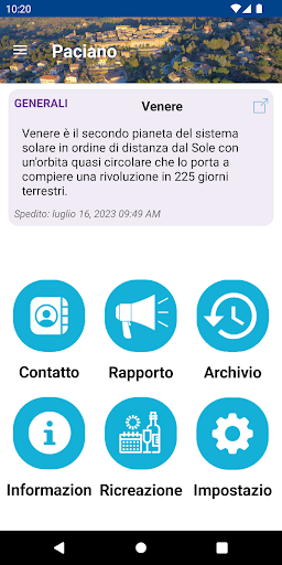Android application Munici App screenshort
