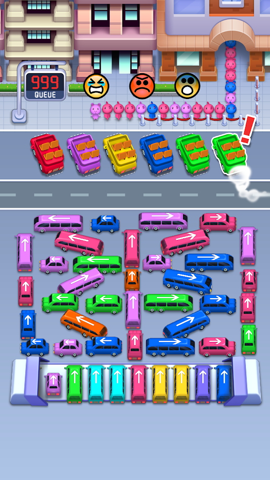 #3. Car Jam: Parking Puzzle (Android) By: Bắn Máy Bay