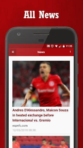 Android application Internacional News screenshort