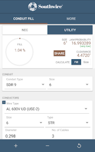 Southwire® Conduit Fill Calc