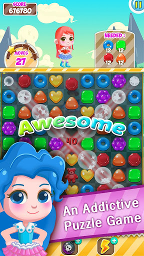 Candy Sweet Pop  : Cake Swap Match screenshots 6