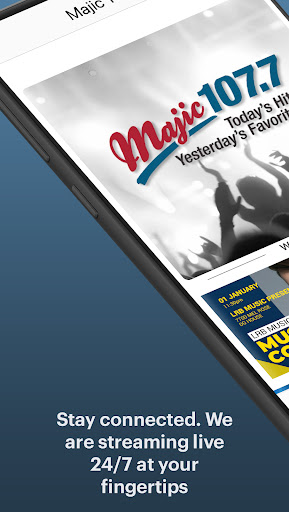 Android application Majic 107.7 screenshort