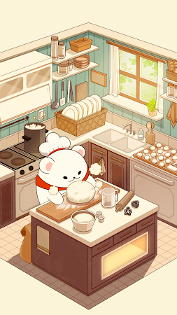 Game screenshot Bread Bear: Cook with Me apk download