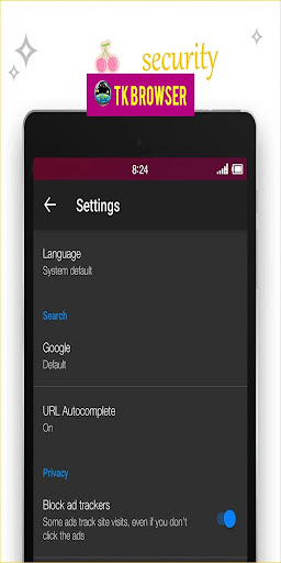 TK Browser Screen 3