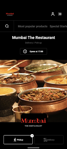 Android application Mumbai The Restaurant screenshort