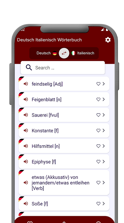 Deutsch-Italienisch Wörterbuch - 1.2 - (Android)