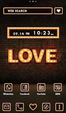 おしゃれな壁紙アイコン マーキーライト Love 無料 Androidアプリ Applion