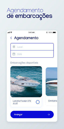 Android application MarinaClub screenshort